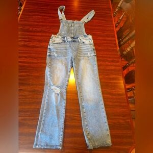 Petra 153 Blue Denim Overalls Size Large